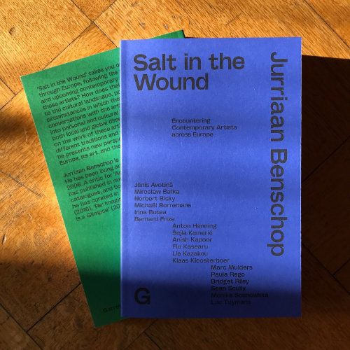 Book 'Salt in the Wound' about artists in Europe, and their cultural background, by Jurriaan Benschop